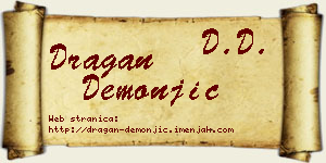 Dragan Demonjić vizit kartica
